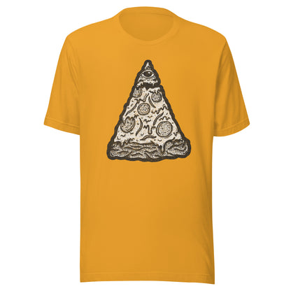 All Knowing Pizza Tee - Blurb Shirts