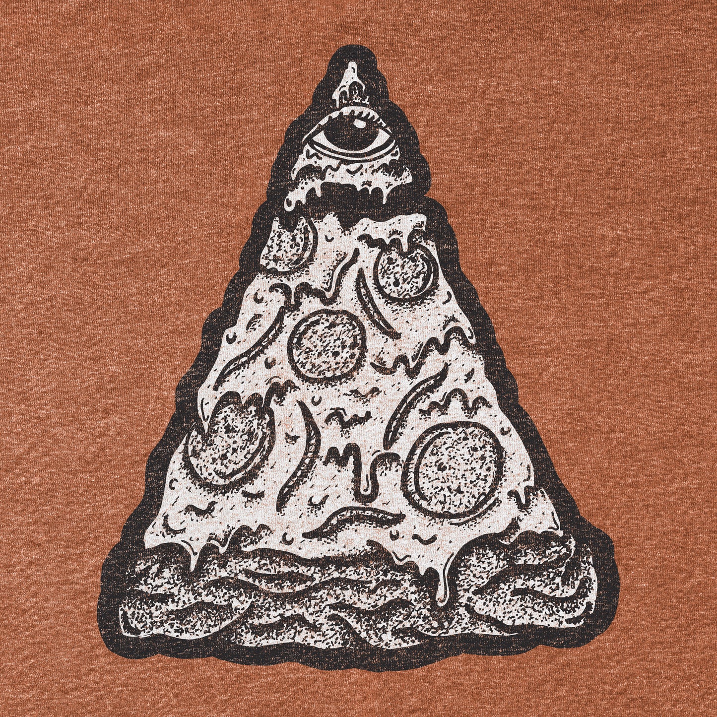 All Knowing Pizza Tee - Blurb Shirts