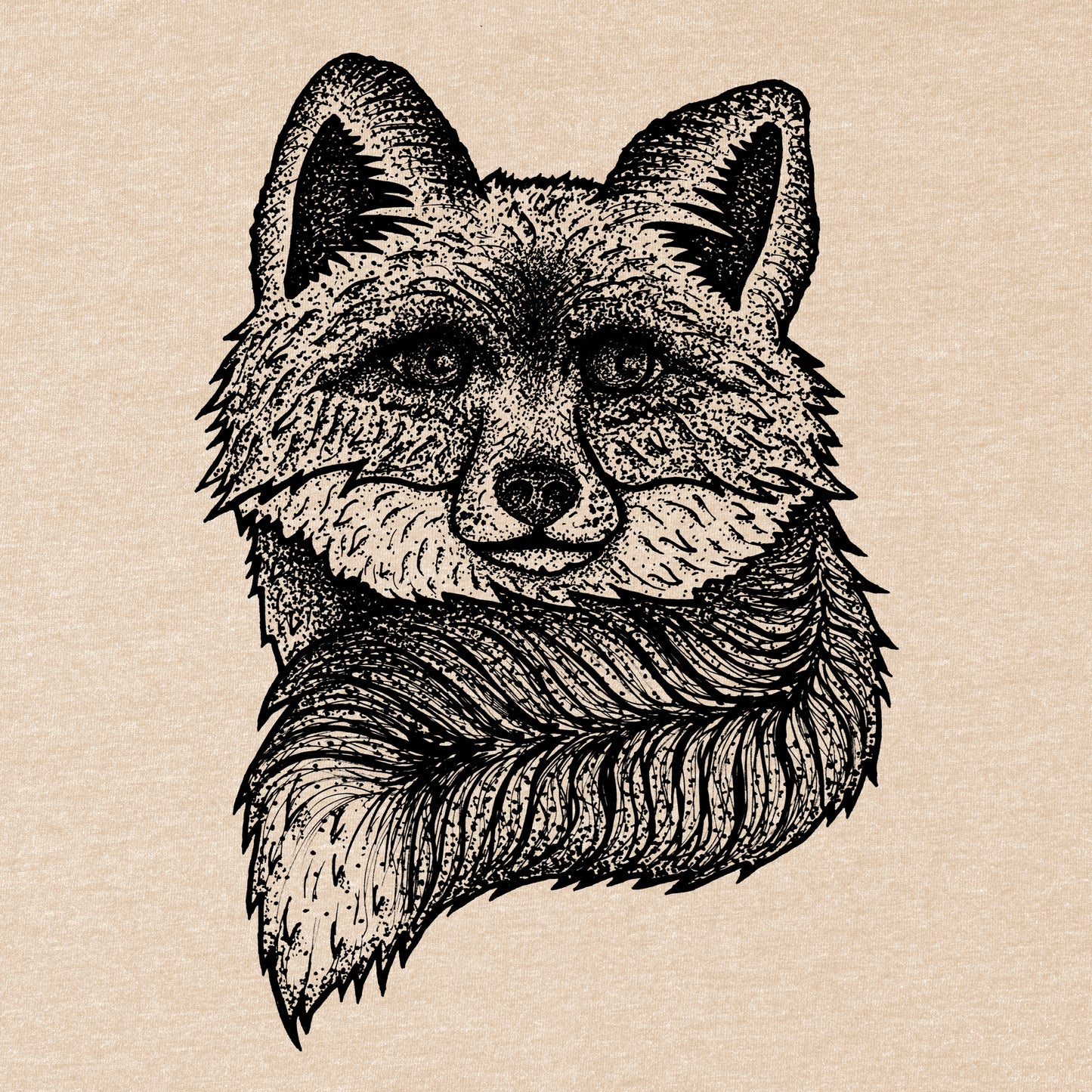 Fox Drawing Tee - Blurb Shirts