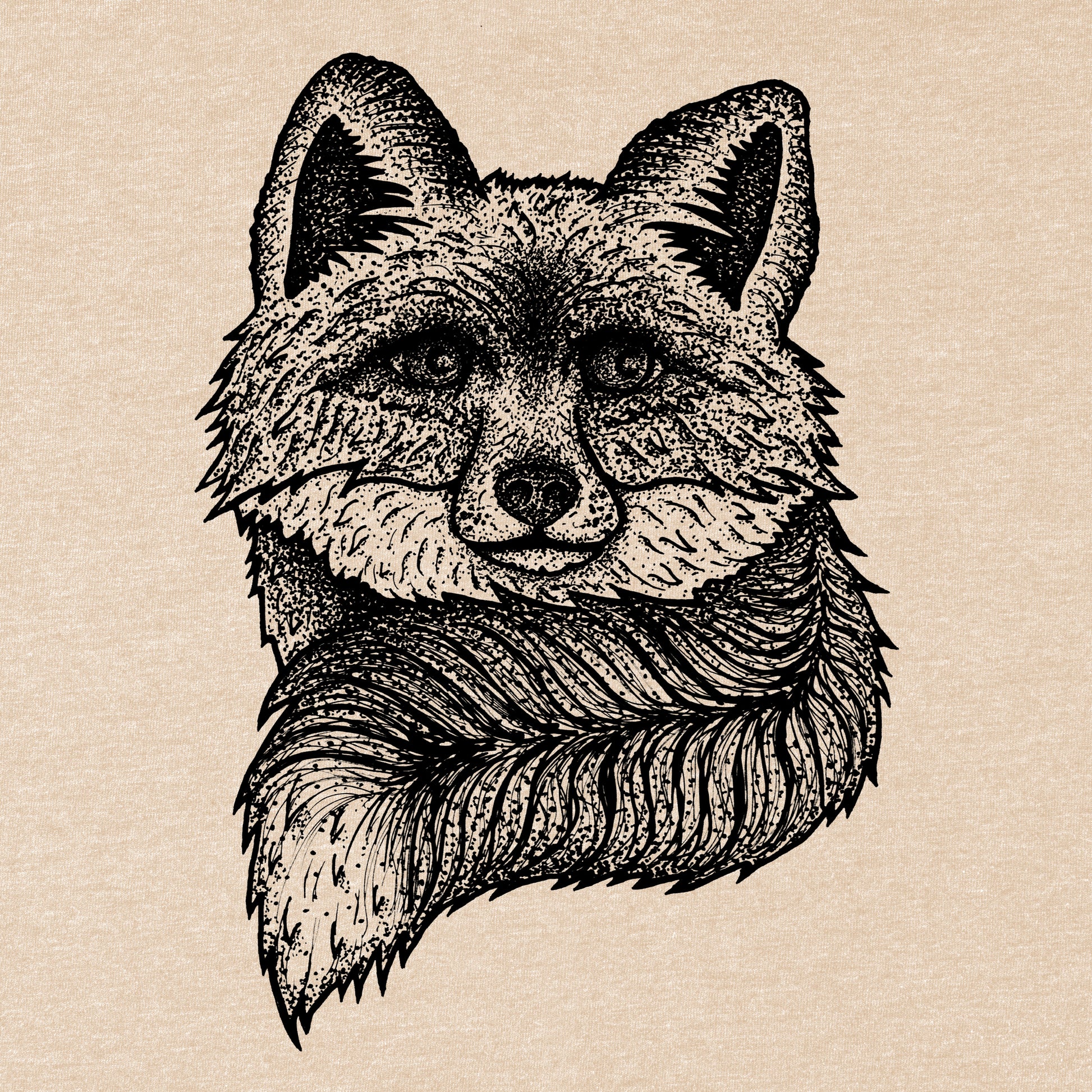 Fox Drawing Tee - Blurb Shirts
