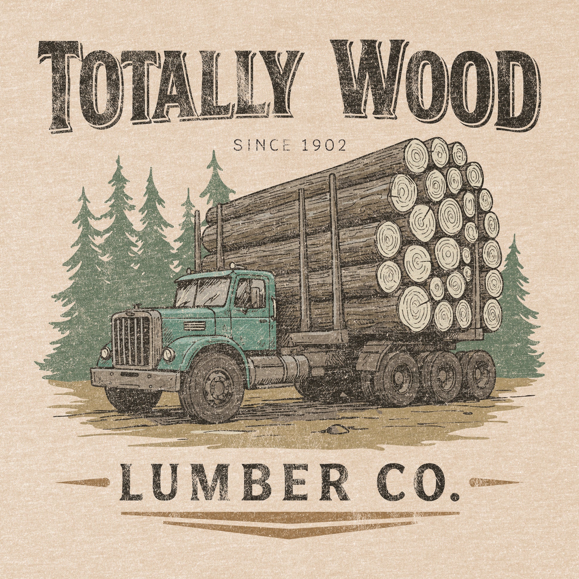 Totally Wood Lumber Co. Tee - Blurb Shirts
