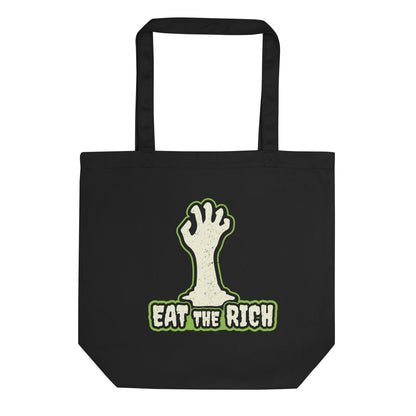 Eat The Rich Hand Tote Bag - Blurb Shirts